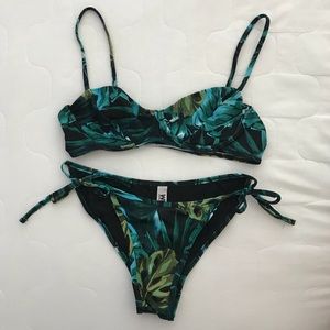 AA Jungle Leaves Print Bikini